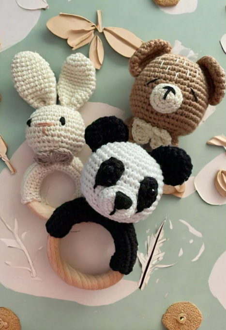 Crochet Baby Rattles